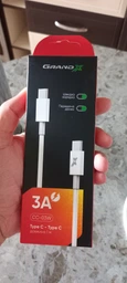 Кабель Grand-X Type-C Type-C 60W для быстрой зарядки Black CC-03B