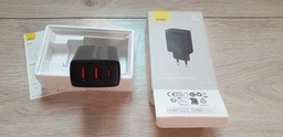 Зарядний пристрій Baseus Compact Quick Charger 2U+C 30 W EU Чорний (CCXJ-E01) фото від покупців 8