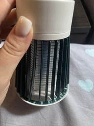 Пастка-лампа від комах Mosquito killing Lamp YG-002 акумуляторна з LED підсвічуванням та USB-зарядкою Сіра фото від покупців 7