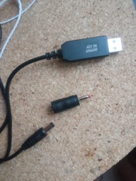 Підвищуючий перехідник 12В – кабель живлення для Wi-Fi роутера від повербанку для інтернета без світла вай фай wifi TP-Link Keenetic ASUS Xiaomi MikroTik Tenda D-Link Mercusys Huawei USB 5V to 12V DC 5.5*2.1 LEXEGO (UDC1232)