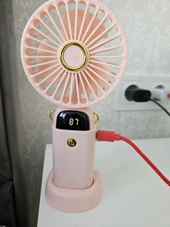 Вентилятор акумуляторний бездротовий 5-швидкостей 1800 mAh Green фото від покупців 3