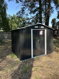 Сарай MIRPOL металевий 205*257*202 см антрацит (MIR0608) фото від покупців 11