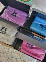 Охлаждающее полотенце для спорта ZEUS™ HydroActive Cooling Towel XL голубое фото от покупателей 2