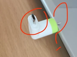Вентилятор для лица на Micro White-Green