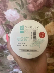 Охлаждающий скраб для ног Shelly с Ментолом и Маслом мяты 200 г (4823109410107) фото от покупателей 5