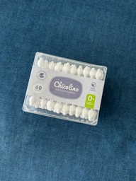 Упаковка ватных палочек Chicolino для детей с ограничителем 3 пачки по 60 шт (N5818) (2000064265818)