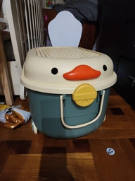 Багатофункціональний ящик для зберігання іграшок POPPET "Каченя Грін", на колесах, великий PP-001G-L фото від покупців 8
