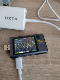 Зарядний пристрій RZTK GaN2 65W USB-A (QC4.0) USB-C (PD3.0) + кабель USB-C 100W Black фото від покупців 2