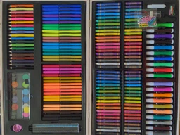 Набор для рисования 180 предметов UFT Art Set Wood в деревянном чемоданчике