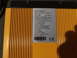 Інвертор напруги Mexxsun MXSPSW-2000, 12V/220V, 2000 W з правильною синусоїдою, 2 Shuko, клемні дроти, Q2 фото від покупців 10