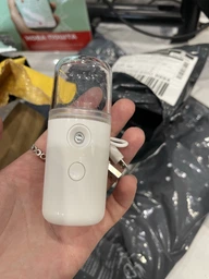 Міні розпилювач зволожувач обличчя та повітря Nano Mist від USB 30 мл Білий фото від покупців 3