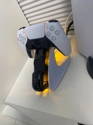 Зарядка для джойстика PS 5 Dobe Док Станция для PlayStation 5 PS 5 DualSense на 2 геймпада с LED подсветкой P5V Серый фото от покупателей 4