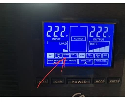 Инвертор Kraft KRF-AVR600VA/500W-12V с правильной синусоидой под внешний аккумулятор (42-00094) фото от покупателей 2