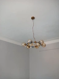 Люстра Loft підвісна Молекули Свет DF-9702-9 DGD Бронзова фото от покупателей 1