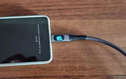 Кабель Lem Berger, USB-С 4.0 Thunderbolt 3/4, угловой, с дисплеем, для быстрой зарядки до 240W, для передачи даных до 40Gbps, поддержка 8K 60Ghz, длина 1 м, 3309808 фото от покупателей 1