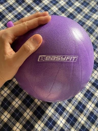 М'яч YogaLife для пілатесу та йоги 25 см фіолетовий (гімнастичний м'ячик для фітнесу та реабілітації) YLPP25PRP
