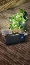 Искусственная Гирлянда Ветка Лианы С Led Подсветкой На Батарейках 2м | Желтый свет фото от покупателей 7