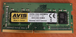 Оперативная память для ноутбука DDR4-2400 8Gb SODIMM PC4-19200 AVIS AD4F2400/8-SO 8192MB (770008596)