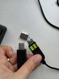 Кабель питания для роутера ArmorStandart USB - DC 5.5x2.1 12В 0.8 м (ARM65663) фото от покупателей 19