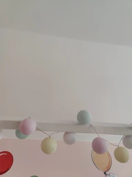 Тайская гирлянда из ниточных шариков Pastel 35 шт, 5.5 м