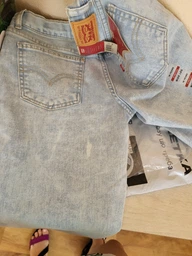 Подростковые джинсы для девочки Levi's 4EG381-L7V 134-140 см (10A) Голубые (3666643081300)