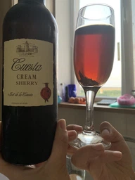 Херес Luis Caballero Cuesta Cream Sherry красный сладкий 0.75 л 17.5% (8410863002059)