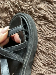 Женские сандалии кожаные Ashoes 107/3371 37 24 см Черные (ROZ6501004494) фото от покупателей 2