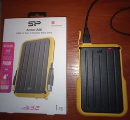 Жесткий диск Silicon Power Armor A66 1TB SP010TBPHD66SS3B 2.5 USB 3.2 External Blue