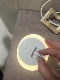 Дитячий силіконовий нічник Кролик Rabbit Lamp нічна LED лампа на акумуляторі 5 кольорів підсвічування біло-блакитний фото від покупців 4