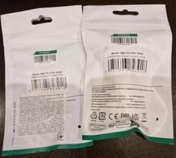 Конектор Ethernet соединитель UGREEN NW116 RJ45 White (20391)