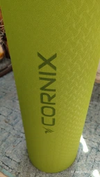 Килимок спортивний Cornix TPE 183 x 61 x 0.6 см для йоги та фітнесу XR-0002 Black/Green фото від покупців 8