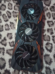 Вентилятор для видеокарты Gigabyte GTX 1060 1070 Ti 1080 Ti Gaming (orgnl) 77 мм 4-pin Everflow T128010SU (PLD08010S12HH FY08010H12LPA GA81S2U) (№45)
