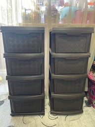 Комод пластиковий на 4 шухлядки R-Plastic "Компакт", Коричневий фото від покупців 1