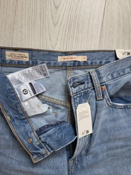 Джинси жіночі Levi`s Ribcage Wide-Leg H223 A6081-0001 25-32 Чорні (5401128250738) фото від покупців 5