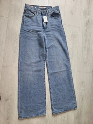 Джинси жіночі Levi`s Ribcage Wide-Leg H223 A6081-0001 25-32 Чорні (5401128250738) фото від покупців 4