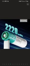 Аккумуляторная батарея ColorWay AA USB-С 2220 мАЧ 1.5В (Li-Polymer) (2pc.) (CW-UBAA-10) фото от покупателей 2