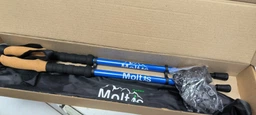 Палиці для скандинавської ходьби Moltis Relax MR-140, фіолетові, з амортизацією Antishock 10027 фото від покупців 9