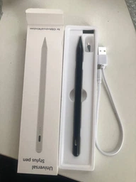 Стилус універсальний активний, для сенсорних екранів сумісний з Apple iPhone, iPad, IOS, Android і Windows чорний фото від покупців 17