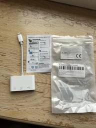 Перехідник для iPhone на SD Card Reader адаптер для iPad на картрідер фото від покупців 15