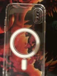 Прозорий чохол Clear Case with MagSafe для iPhone X/Xs фото від покупців 2
