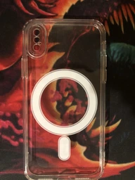 Прозорий чохол Clear Case with MagSafe для iPhone X/Xs фото від покупців 1