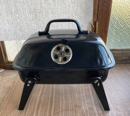 Складаний вугільний міні гриль-барбекю CAMP GRILL GRAY