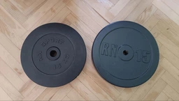 Диск гантельний композитний у пластиковій оболонці Rock Pro Newt NE-PL-D-1, 1,25 кг