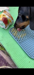 Коврик для слизывания WAUDOG Silicone, 190х190х10 мм, розовый