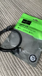 Кабель HDMI на HDMI 4K 60Hz HOCO Cutting-edge HDTV 2.0 male-to-male 4K HD (1m, 4K 60Hz, HDMI2.0). Black фото від покупців 1