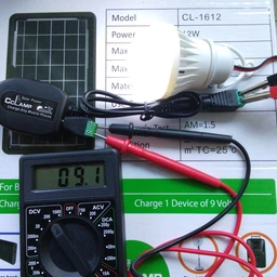 Переносная солнечная панель CCLamp CL-1612 12W 16V 9V 6V IP65 с набором переходников для зарядки телефонов GS-7653 фото от покупателей 2