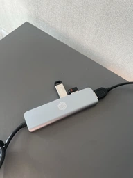 USB-хаб Type-C на USB 3.0 с PD 100W, 0,8м кабель розгалужувач на 4 порти, металевий (TypeC-HUB-PD-0.6)