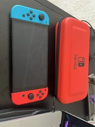 Жорсткий захисний кейс чохол для ігрової консолі Nintendo Switch / Nintendo Switch OLED (Full Black) + в подарунок накладки на стіки [358564941] фото від покупців 11