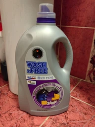 Гель для стирки WASH&FREE универсальный Жасмин и лаванда с марсельским мылом 5 л фото от покупателей 10