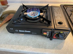 Портативная туристическая газовая плита с пьезоподжигом portable gas stove BDZ 155 Original by Happy Home c пластиковым кейсом адаптер под большой баллон